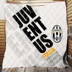 Juve Italia Traditional Football Club Logo Quilt Blanket