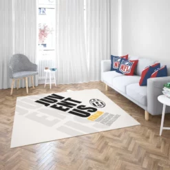 Juve Italia Traditional Football Club Logo Rug 2