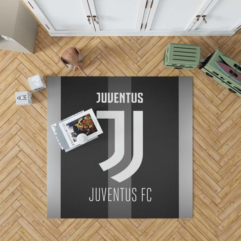 Juventus FC Classic Soccer Team Rug