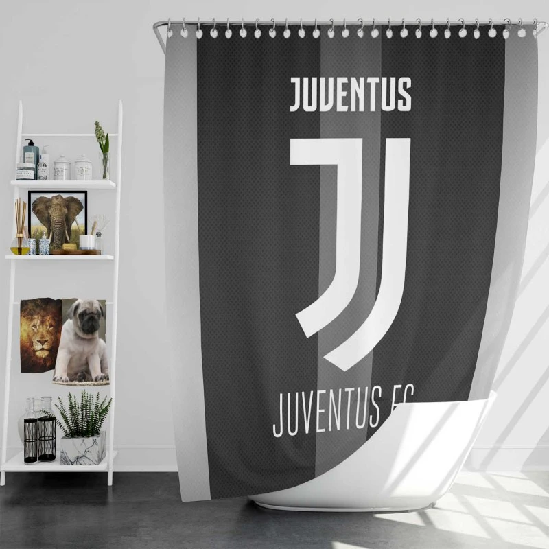 Juventus FC Classic Soccer Team Shower Curtain