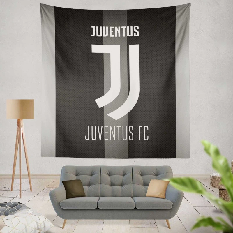 Juventus FC Classic Soccer Team Tapestry