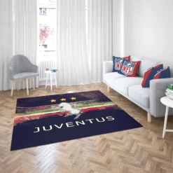 Juventus Football Club Logo Rug 2