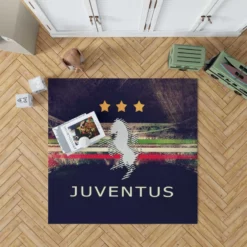 Juventus Football Club Logo Rug