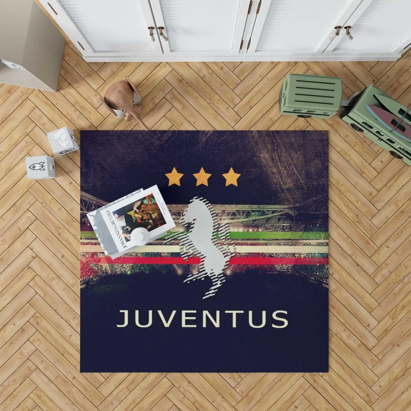 Juventus Football Club Logo Rug