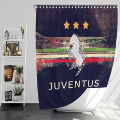 Juventus Football Club Logo Shower Curtain