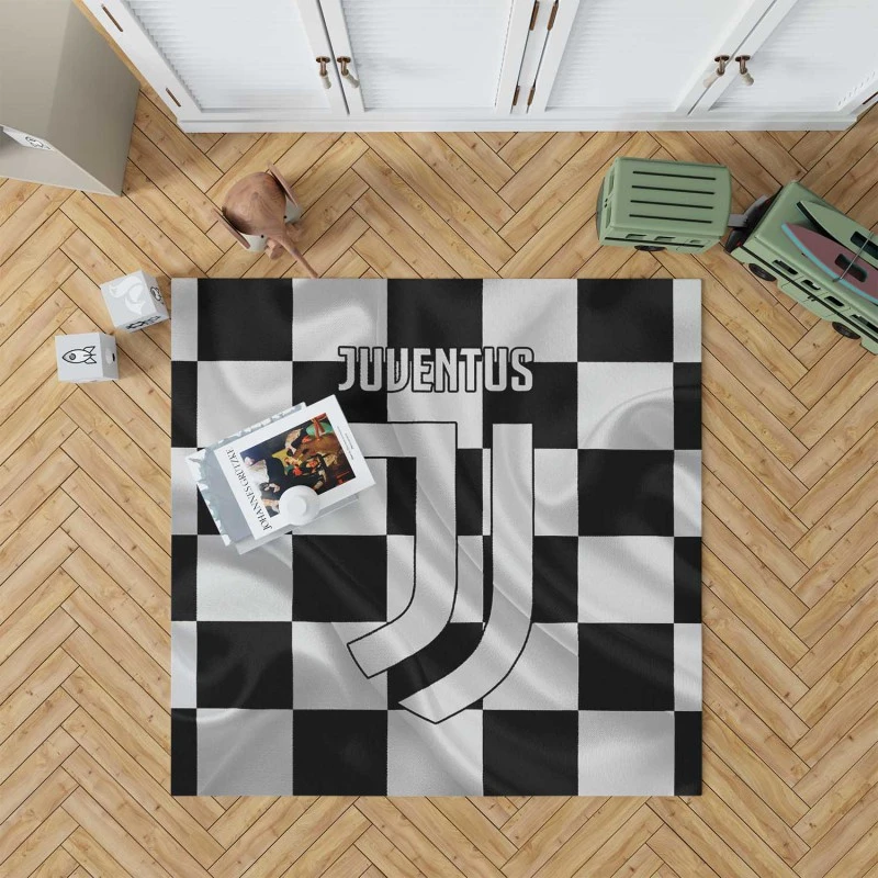 Juventus Logo Supercoppa Italiana Club Rug