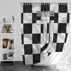 Juventus Logo Supercoppa Italiana Club Shower Curtain