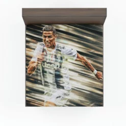 Juventus Portuguese Player Cristiano Ronaldo Fitted Sheet