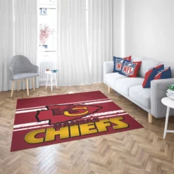 Kansas City Chiefs Popular NFL Football Club Rug 2