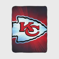 Kansas City Chiefs Professional NFL Football Club Fleece Blanket 1