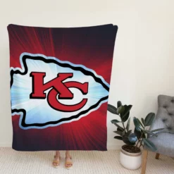 Kansas City Chiefs Professional NFL Football Club Fleece Blanket