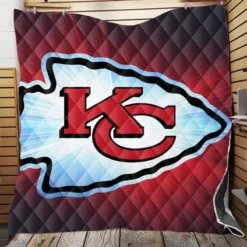 Kansas City Chiefs Professional NFL Football Club Quilt Blanket