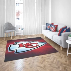 Kansas City Chiefs Professional NFL Football Club Rug 2