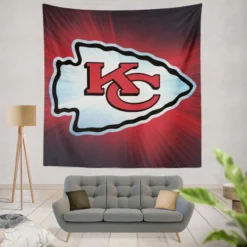 Kansas City Chiefs Professional NFL Football Club Tapestry