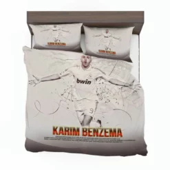 Karim Benzema Copa del Rey Sports Player Bedding Set 1