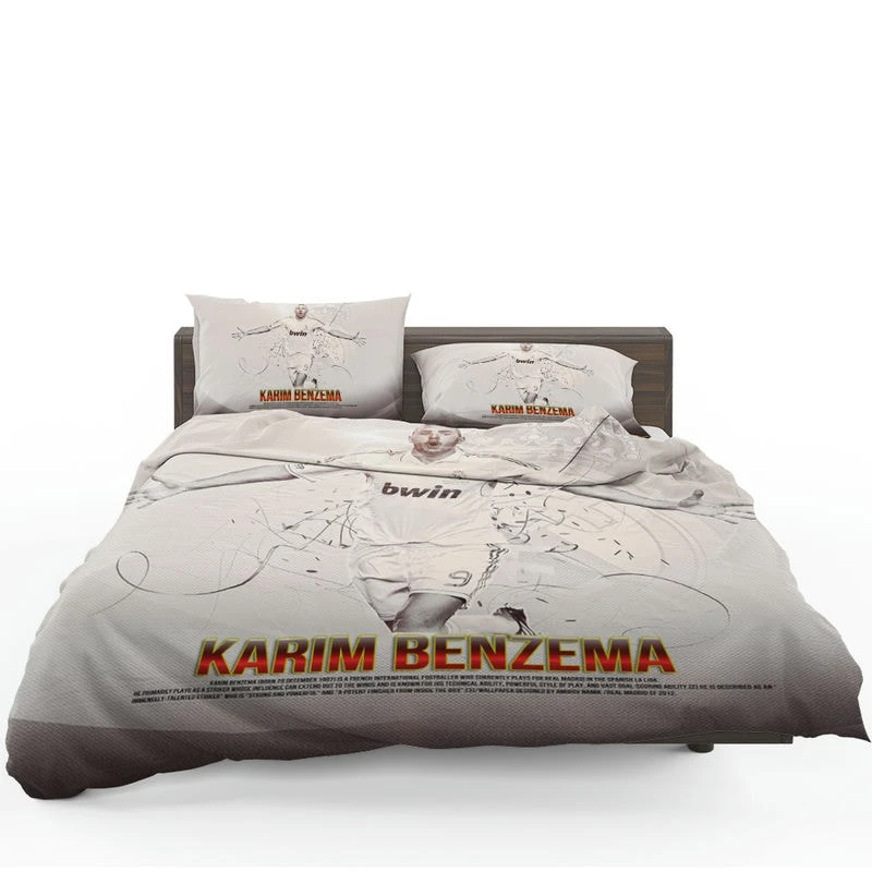 Karim Benzema Copa del Rey Sports Player Bedding Set