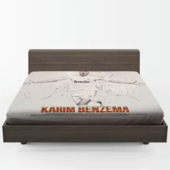 Karim Benzema Copa del Rey Sports Player Fitted Sheet 1