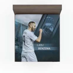 Karim Benzema Elite Madrid Sports Player Fitted Sheet