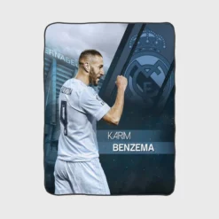 Karim Benzema Elite Madrid Sports Player Fleece Blanket 1