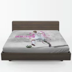 Karim Benzema Energetic Football Player Fitted Sheet 1