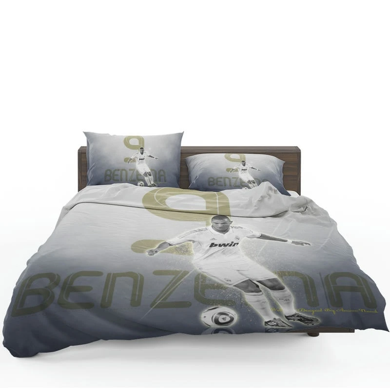 Karim Benzema European Cups Soccer Player Bedding Set