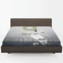 Karim Benzema European Cups Soccer Player Fitted Sheet 1