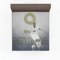 Karim Benzema European Cups Soccer Player Fitted Sheet