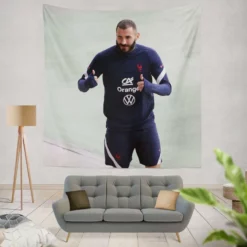 Karim Benzema FIFA World Cup Footballer Tapestry