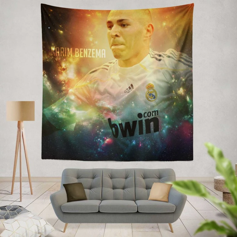 Karim Benzema Football Player Real Madrid Tapestry