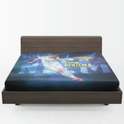 Karim Benzema La Liga sports Player Fitted Sheet 1