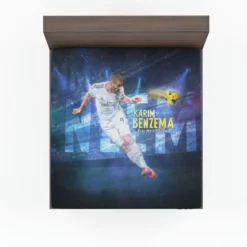 Karim Benzema La Liga sports Player Fitted Sheet