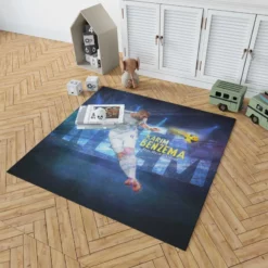 Karim Benzema La Liga sports Player Rug 1