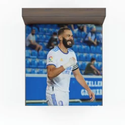 Karim Benzema Real Madrid Captain Sports Player Fitted Sheet