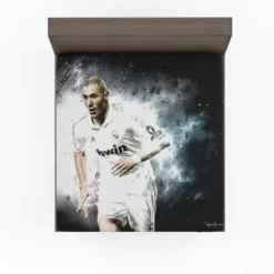 Karim Benzema Real Madrid Club Player  Fitted Sheet