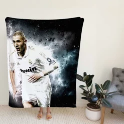 Karim Benzema Real Madrid Club Player  Fleece Blanket