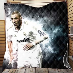 Karim Benzema Real Madrid Club Player  Quilt Blanket