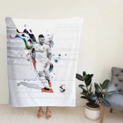 Karim Benzema Real Madrid Footballer Player Fleece Blanket