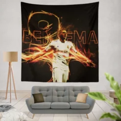 Karim Benzema Sports Player France Tapestry