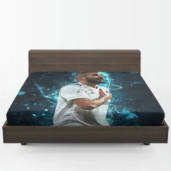 Karim Benzema Supper Coppa Football Player Fitted Sheet 1