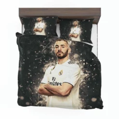 Karim Mostafa Benzema Goal driven Soccer Player Bedding Set 1