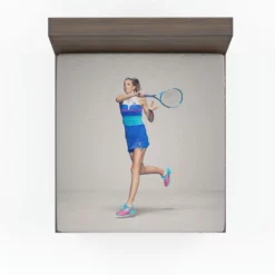 Karolina Pliskova Czech Professional Tennis Player Fitted Sheet