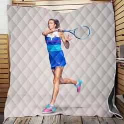 Karolina Pliskova Czech Professional Tennis Player Quilt Blanket