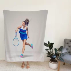 Karolina Pliskova Excellent Czech Tennis Player Fleece Blanket