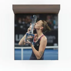 Karolina Pliskova Top Ranked Tennis Player Fitted Sheet