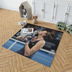 Karolina Pliskova Top Ranked Tennis Player Rug 1