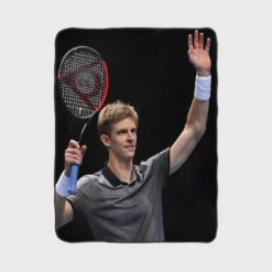 Kevin Anderson Classic South African Tennis Player Fleece Blanket 1