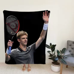 Kevin Anderson Classic South African Tennis Player Fleece Blanket