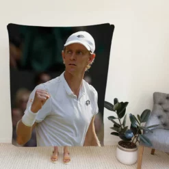 Kevin Anderson Popular South African Tennis Player Fleece Blanket
