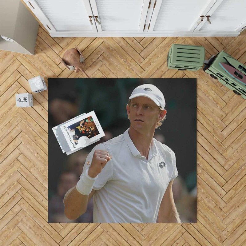 Kevin Anderson Popular South African Tennis Player Rug