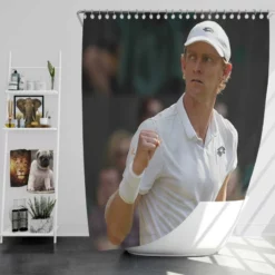 Kevin Anderson Popular South African Tennis Player Shower Curtain